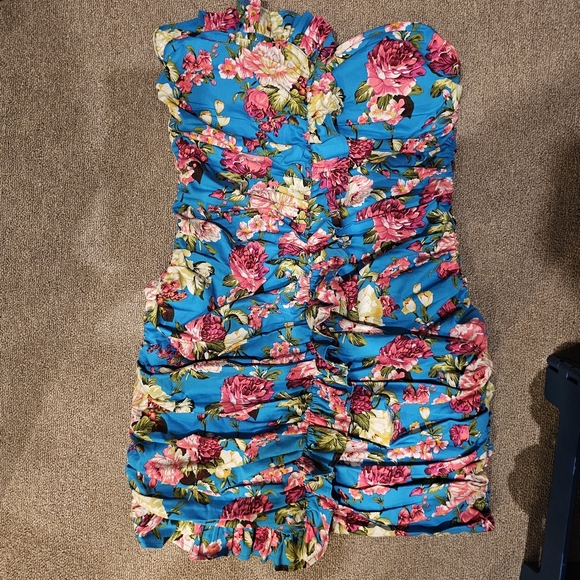 Mabel Floral short mini dress M - Picture 5 of 9